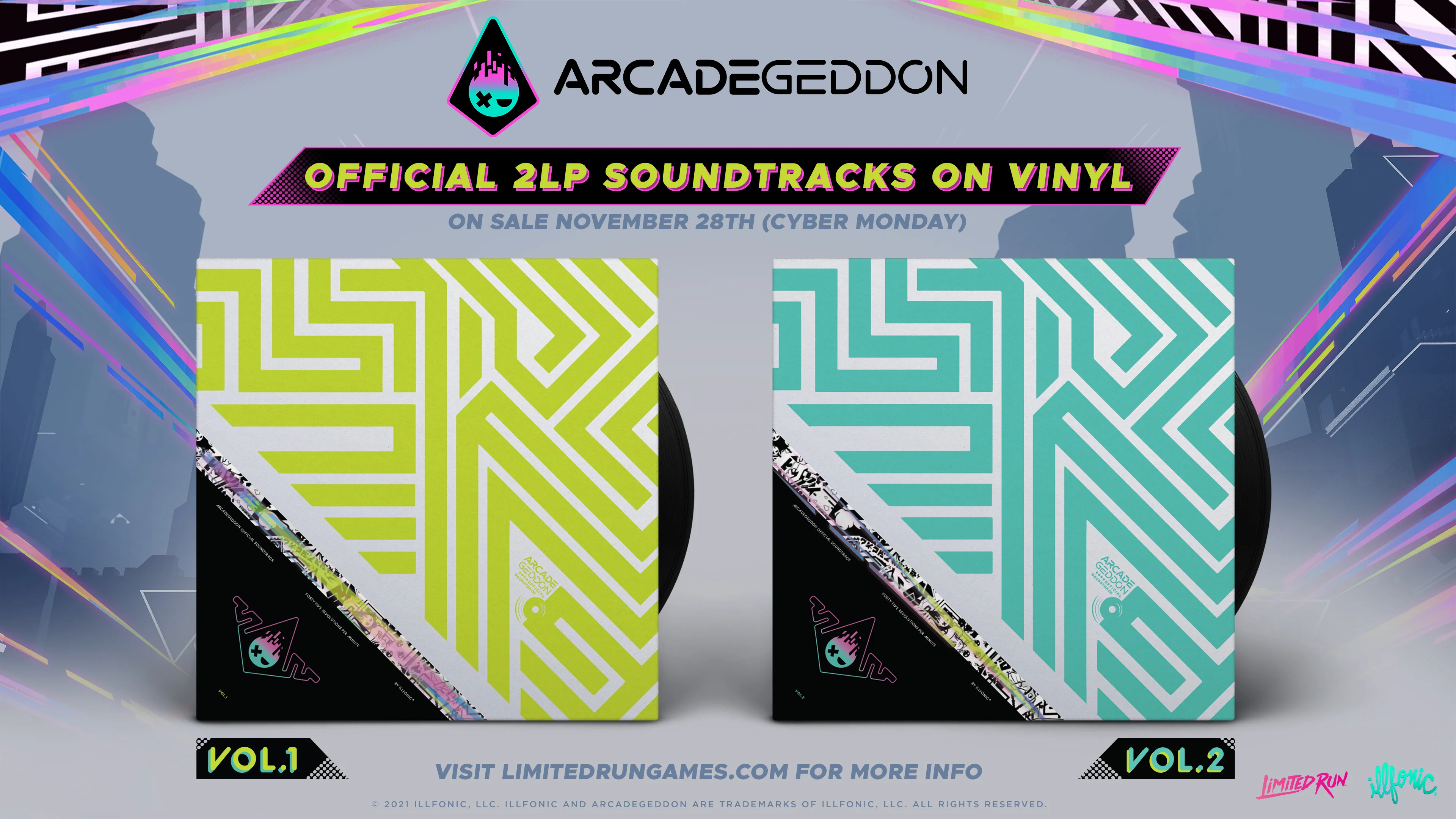 Arcadegeddon Vol. 1 - 2LP Vinyl Soundtrack - Image 3