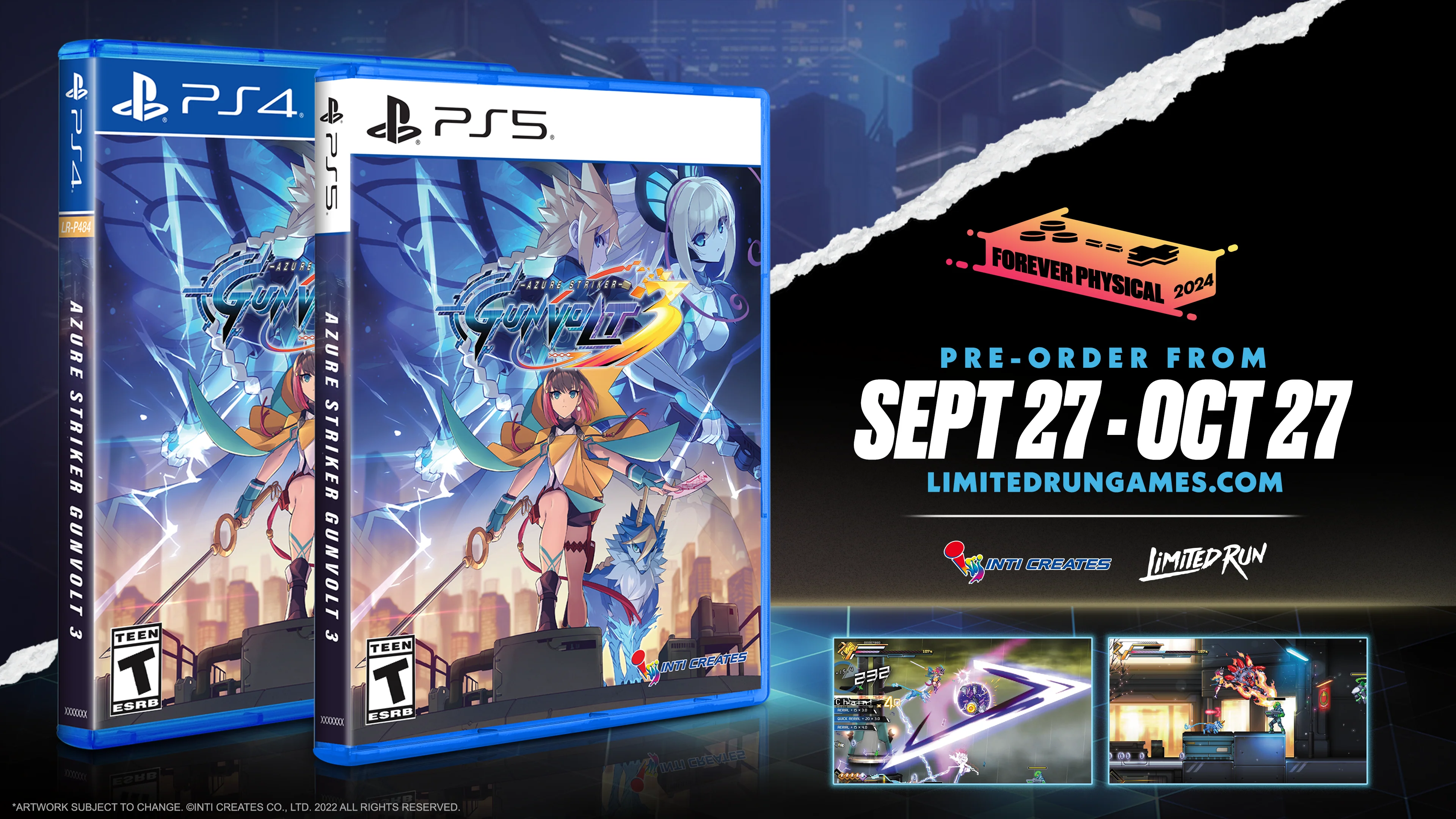Azure Striker GUNVOLT 3 Standard Edition (PS5, PS4) - Image 2