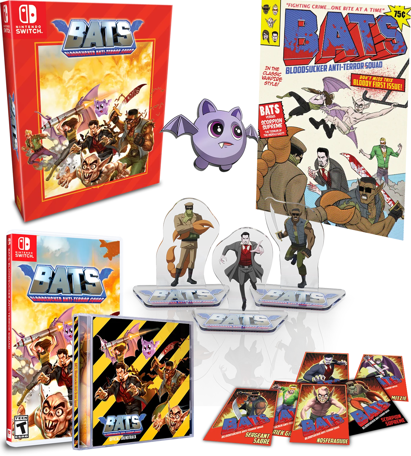 BATS: Bloodsucker Anti-Terror Squad Collector’s Edition (Switch) - Image 2