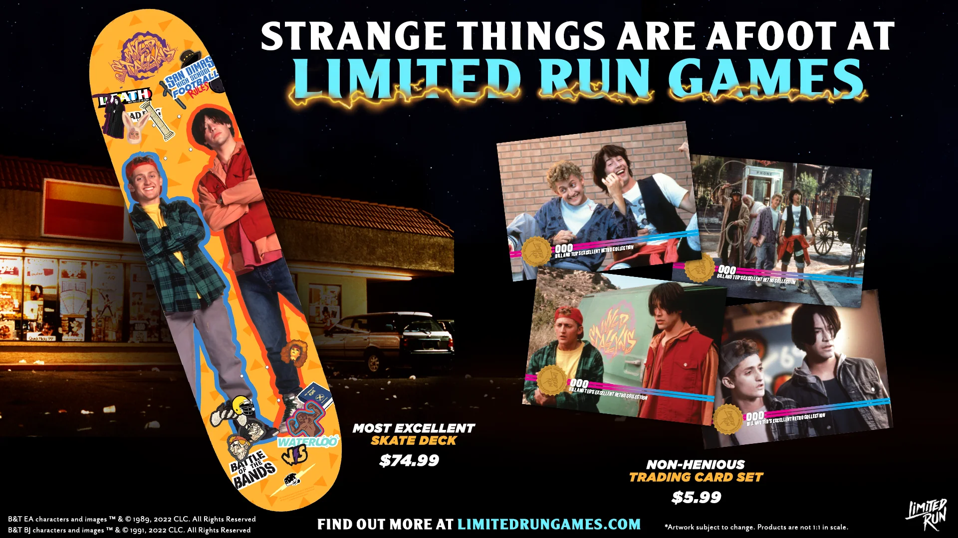 Bill & Ted's Excellent Retro Collection Trading Cards - Image 3