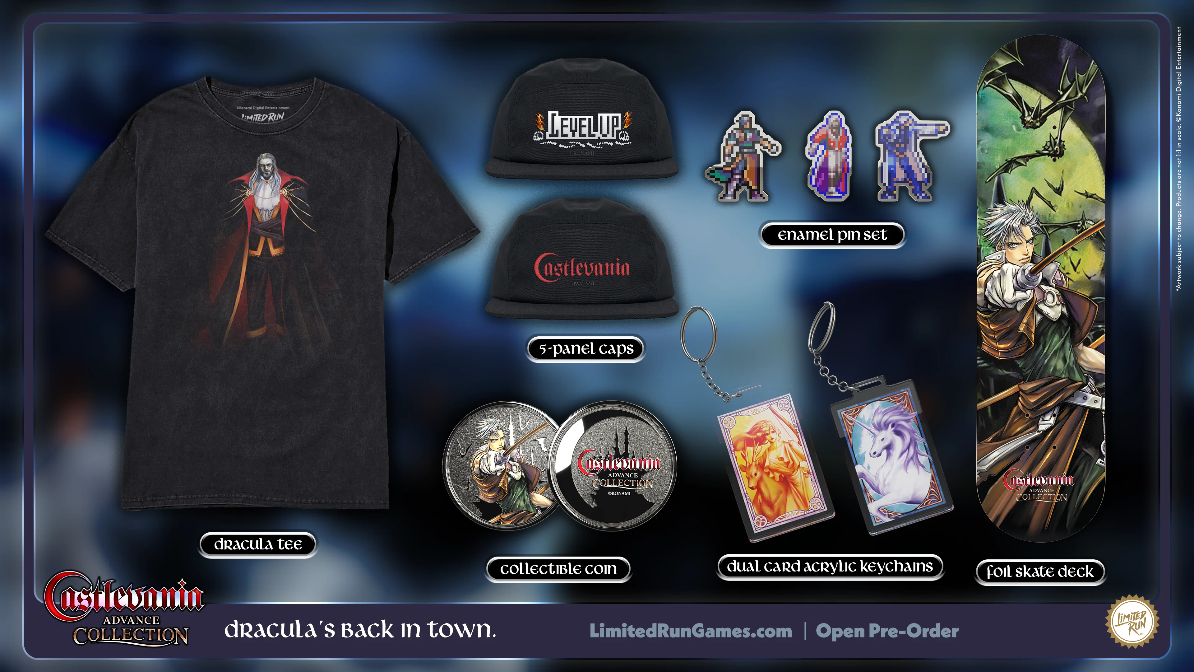 Castlevania Advance Collection Level Up 5-Panel Cap - Image 4
