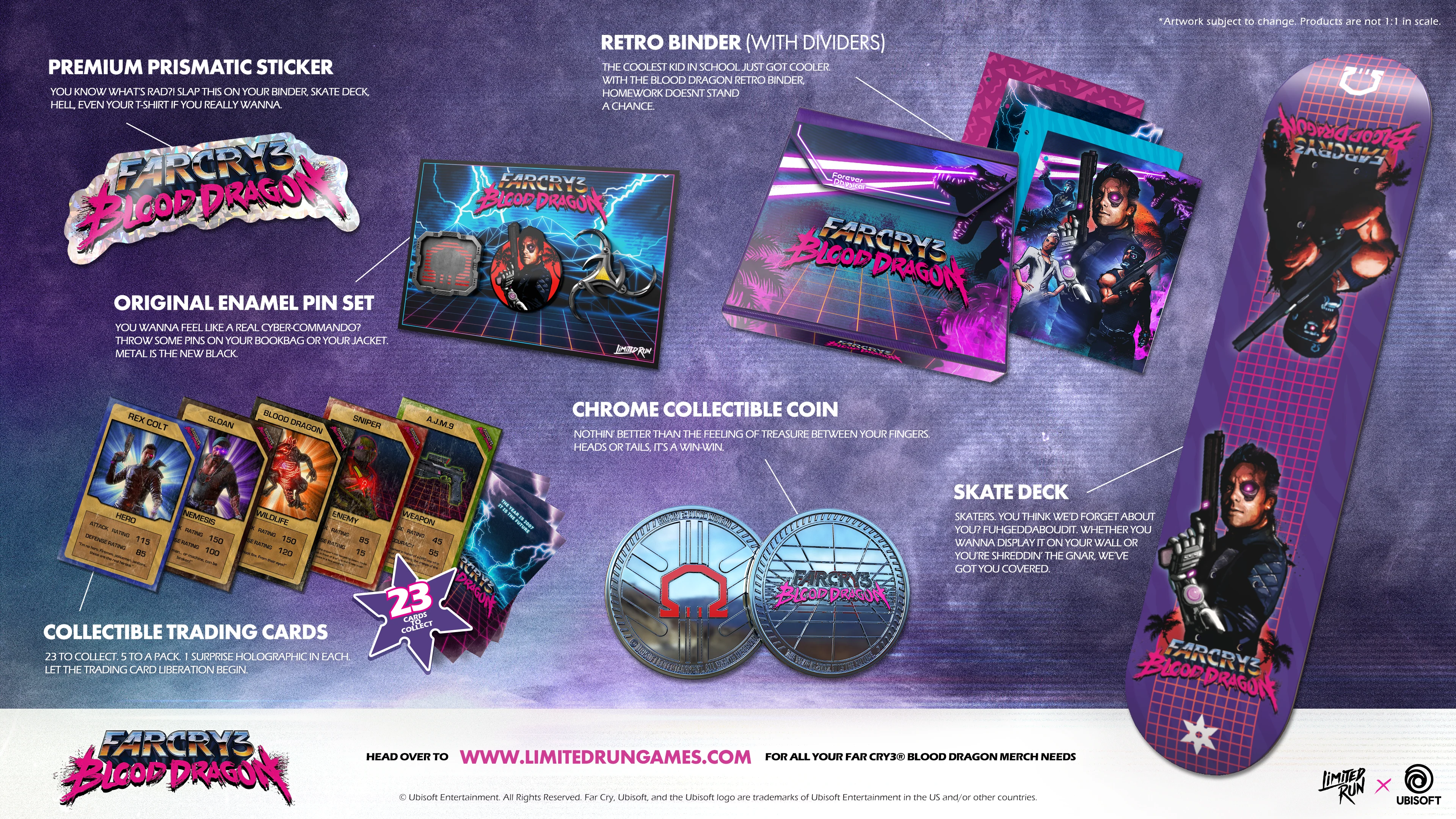 Far Cry 3 - Blood Dragon Original Enamel Pin Set - Image 3