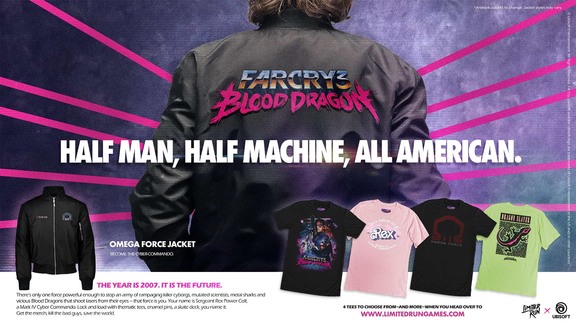Far Cry 3 - Blood Dragon Slayer T-Shirt - Image 4