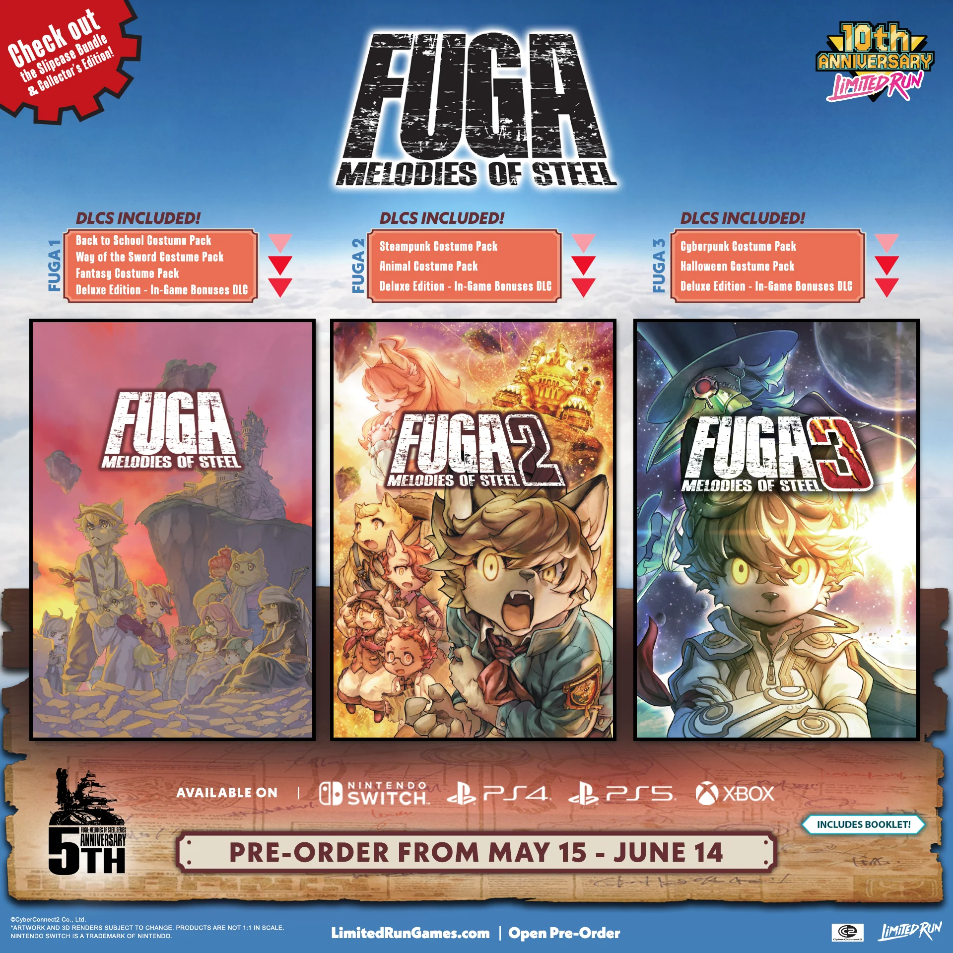 Fuga: Melodies of Steel Standard Edition (Switch, PS5, PS4, Xbox) - Image 2