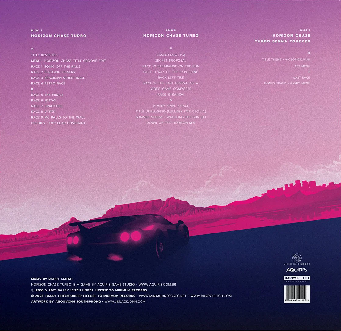 Horizon Chase Turbo - 3LP Vinyl Soundtrack (Exclusive Variant) - Image 6
