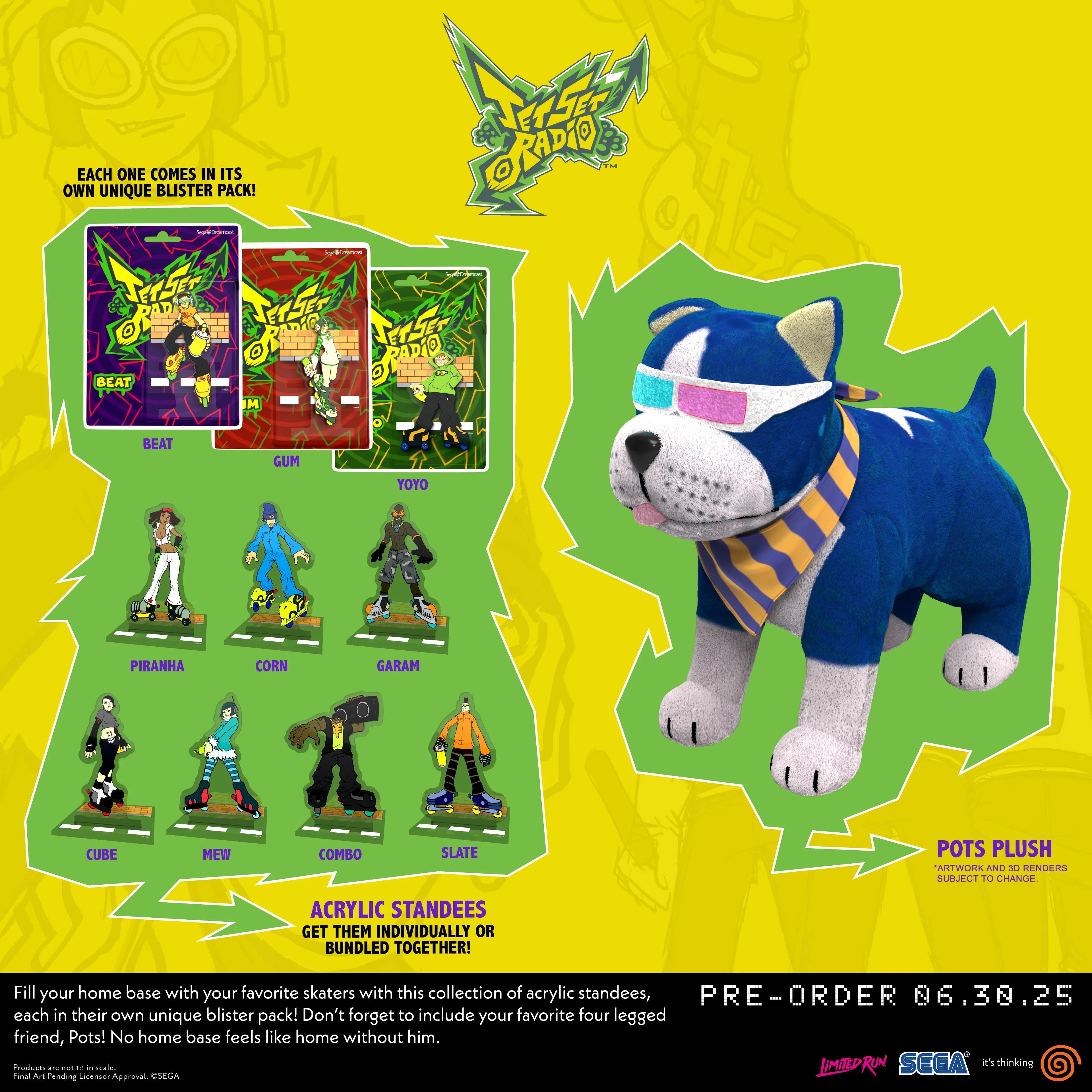 Jet Set Radio Acrylic Standees - Image 2