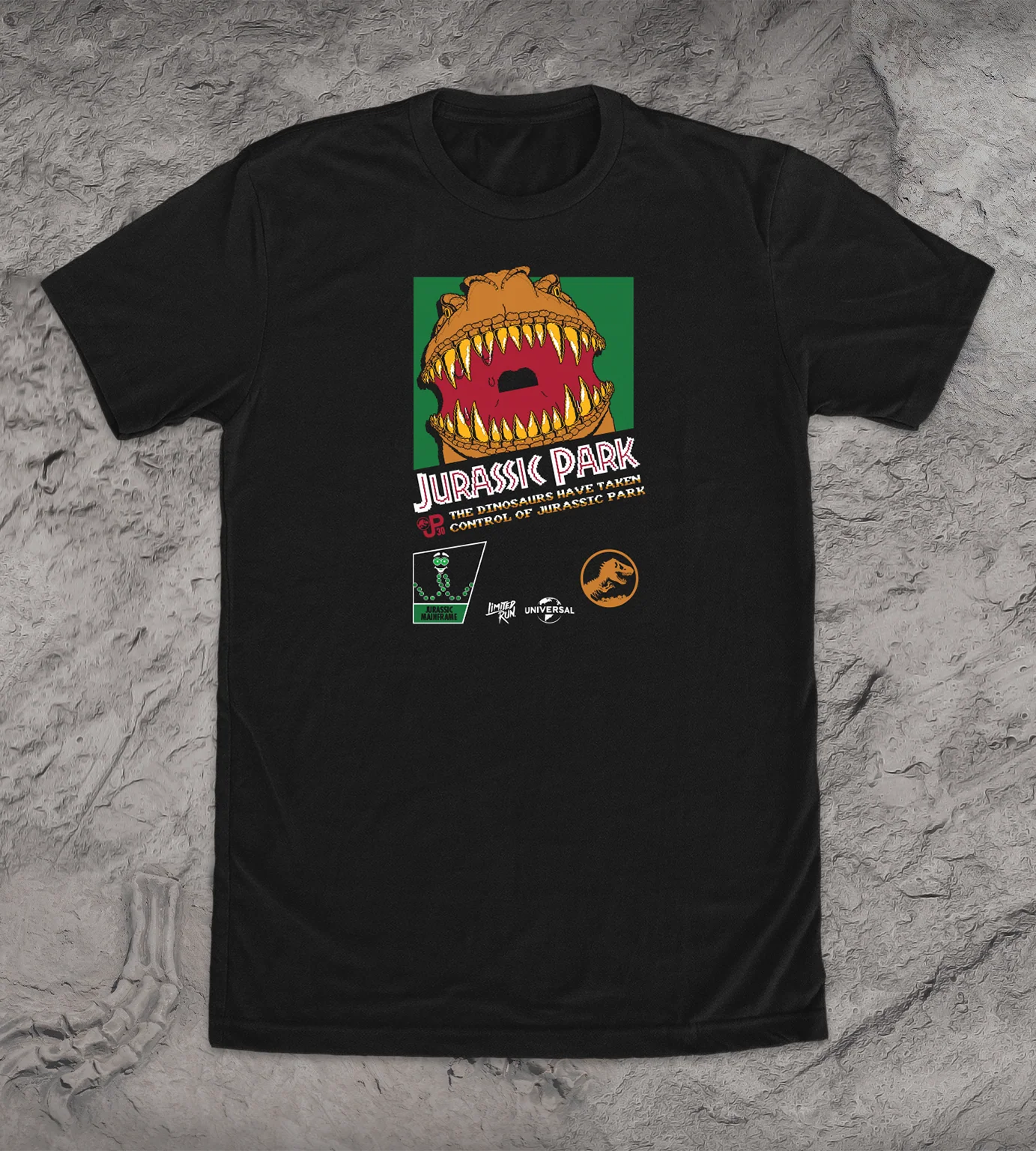 Jurassic Park 8-Bit T-Rex T-Shirt - Image 2