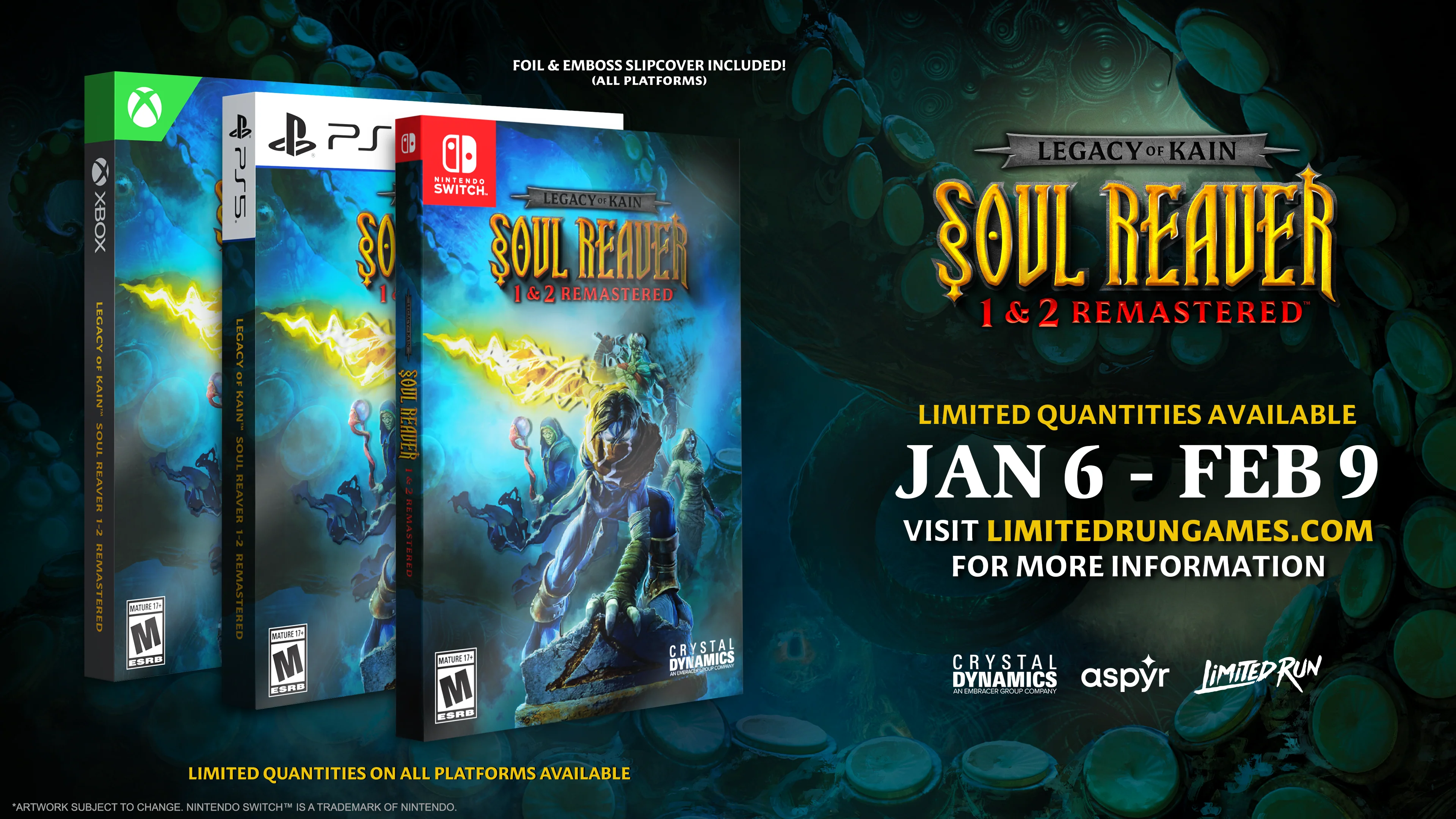 Legacy of Kain™ Soul Reaver 1 & 2 Remastered Standard Edition (Switch, PS5, Xbox) - Image 2