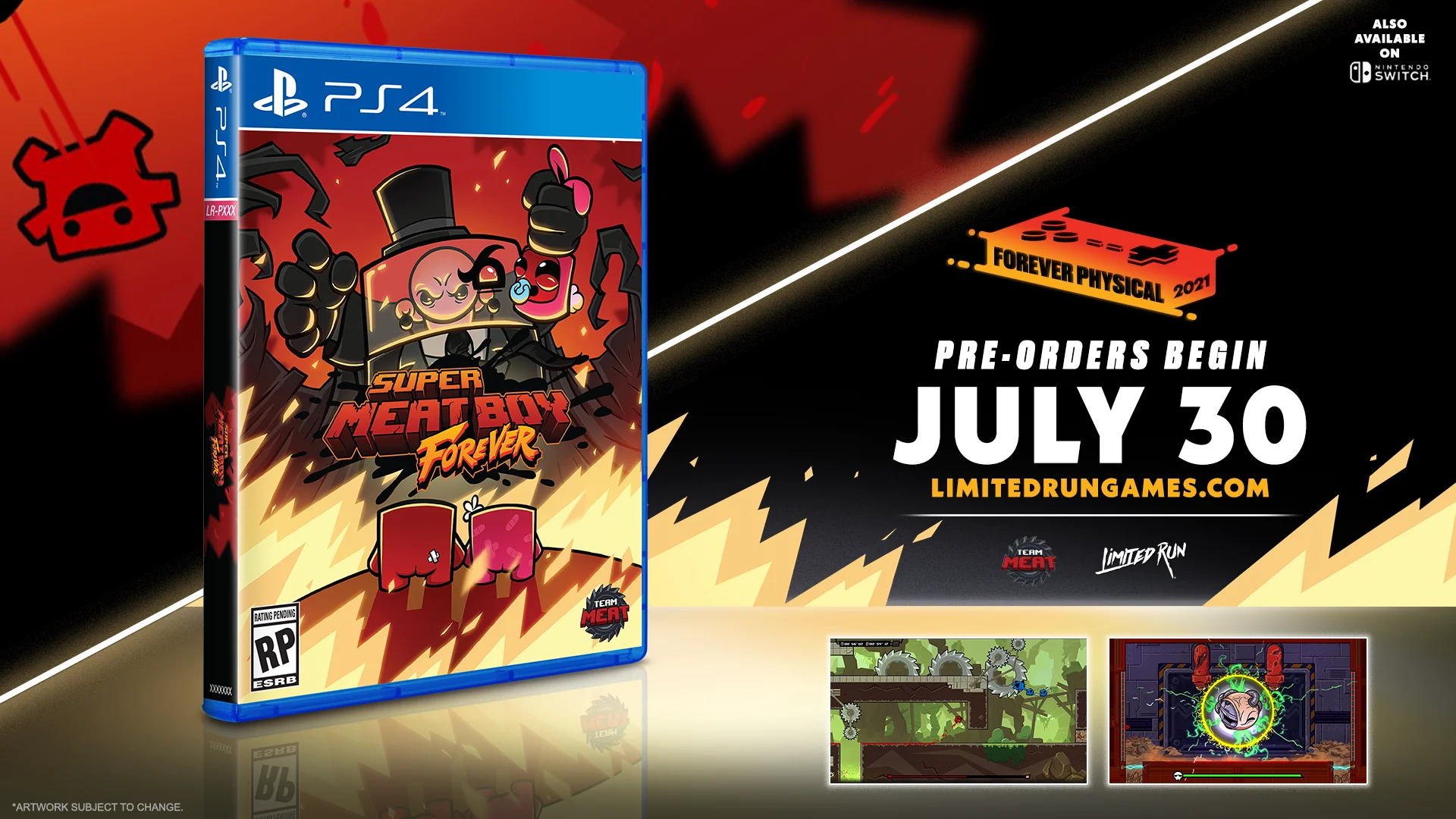 Limited Run #411: Super Meat Boy Forever (PS4) - Image 2