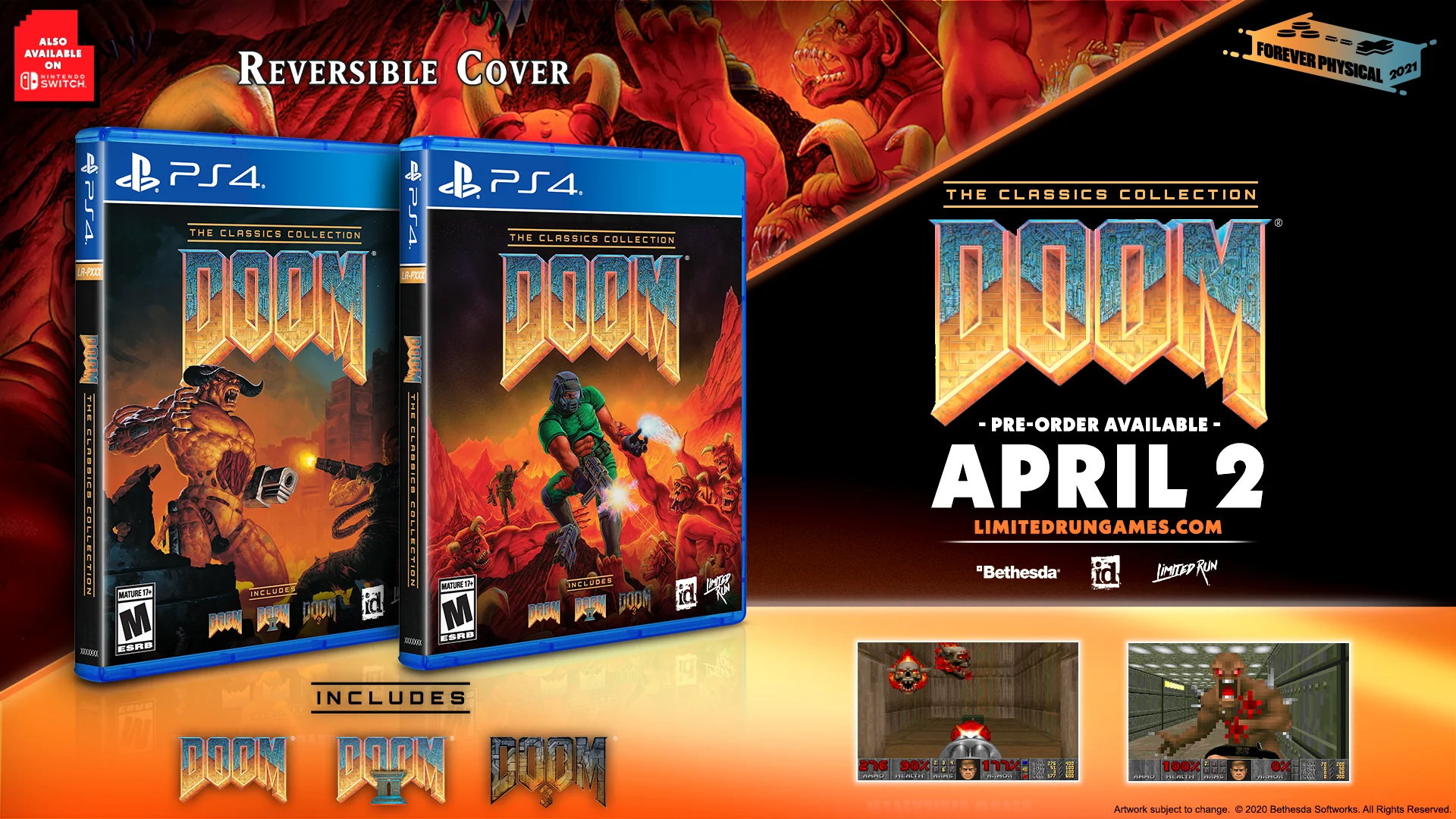 Limited Run #395: DOOM: The Classics Collection (PS4) - Image 3
