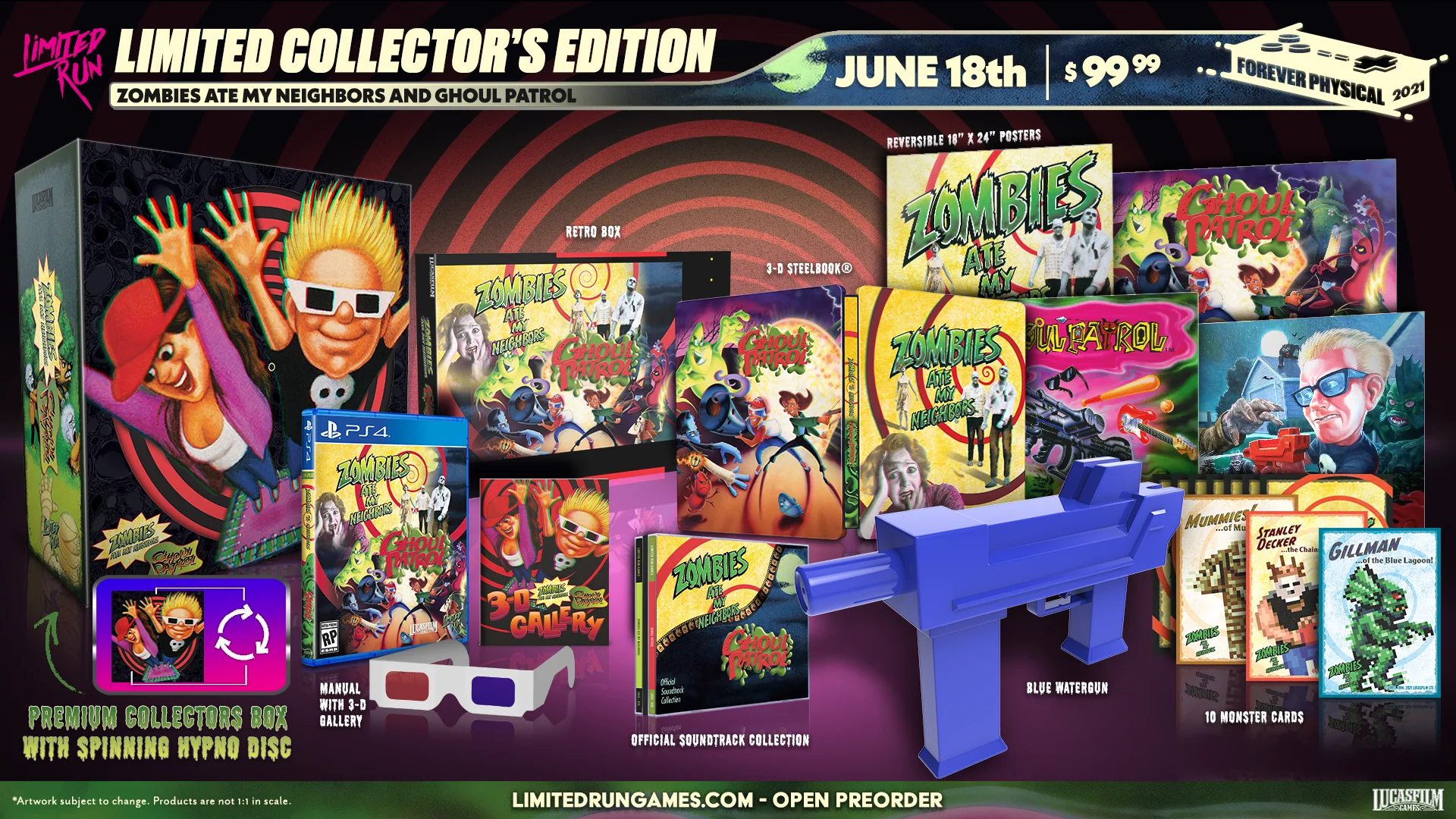 Limited Run #414: Zombies Ate My Neighbors & Ghoul Patrol Collector's Edition (PS4) - Image 2