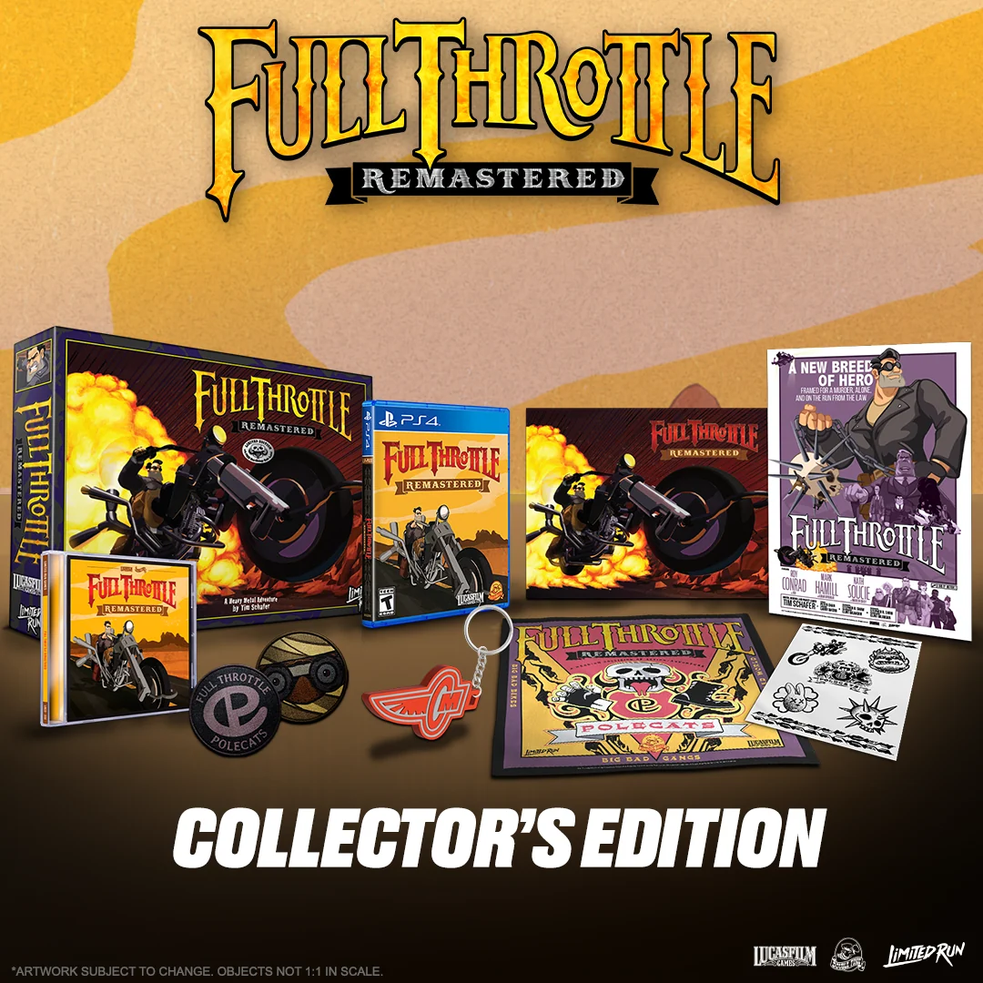 Limited Run #483: Full Throttle Remastered Collector's Edition (PS4) - Image 2