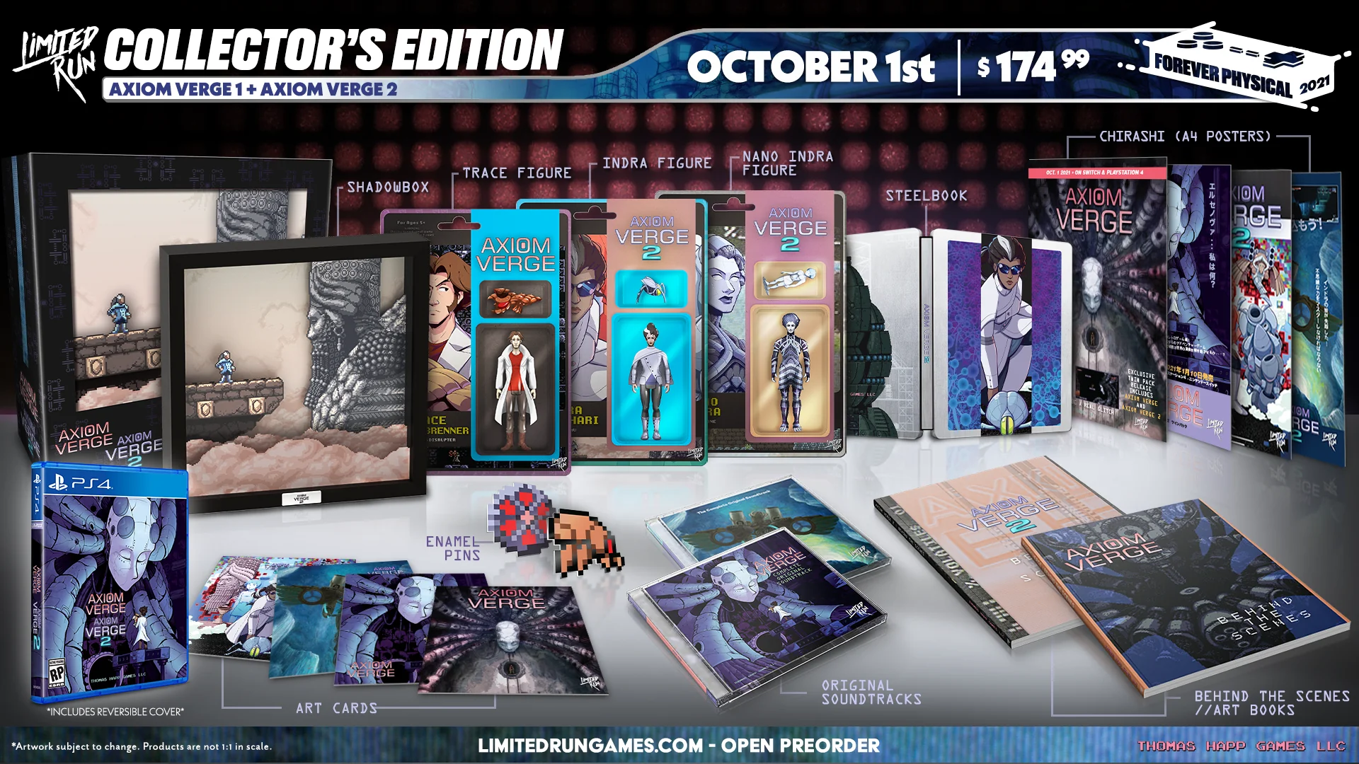 Limited Run #430: Axiom Verge 1 & 2 Double Pack Collector's Edition (PS4) - Image 2