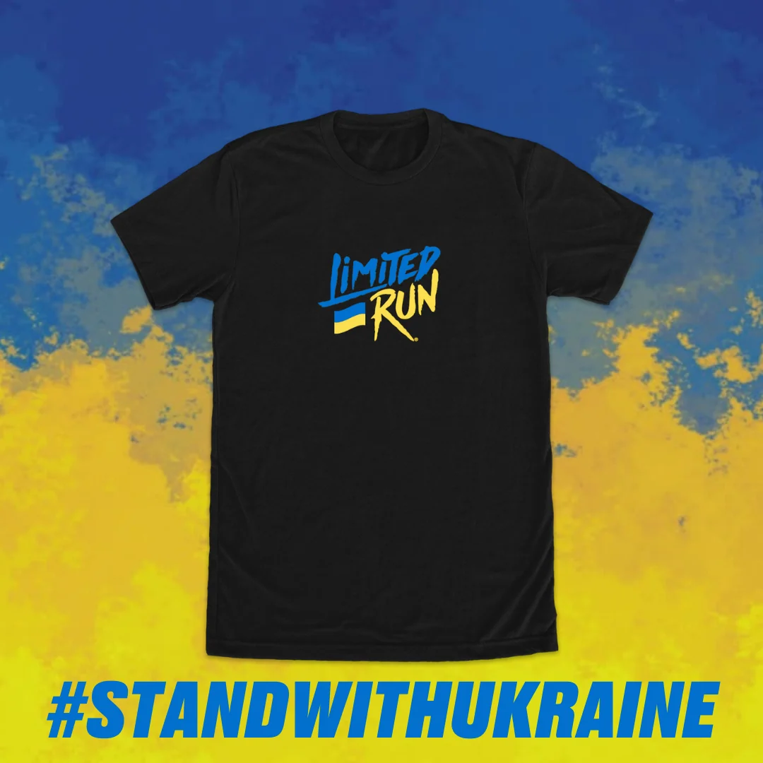 Limited Run Games Stands with Ukraine T-Shirt - Image 2