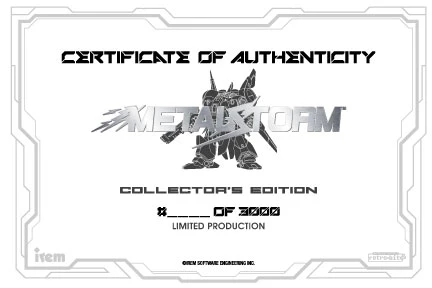 Metal Storm Collector's Edition (NES) - Image 8
