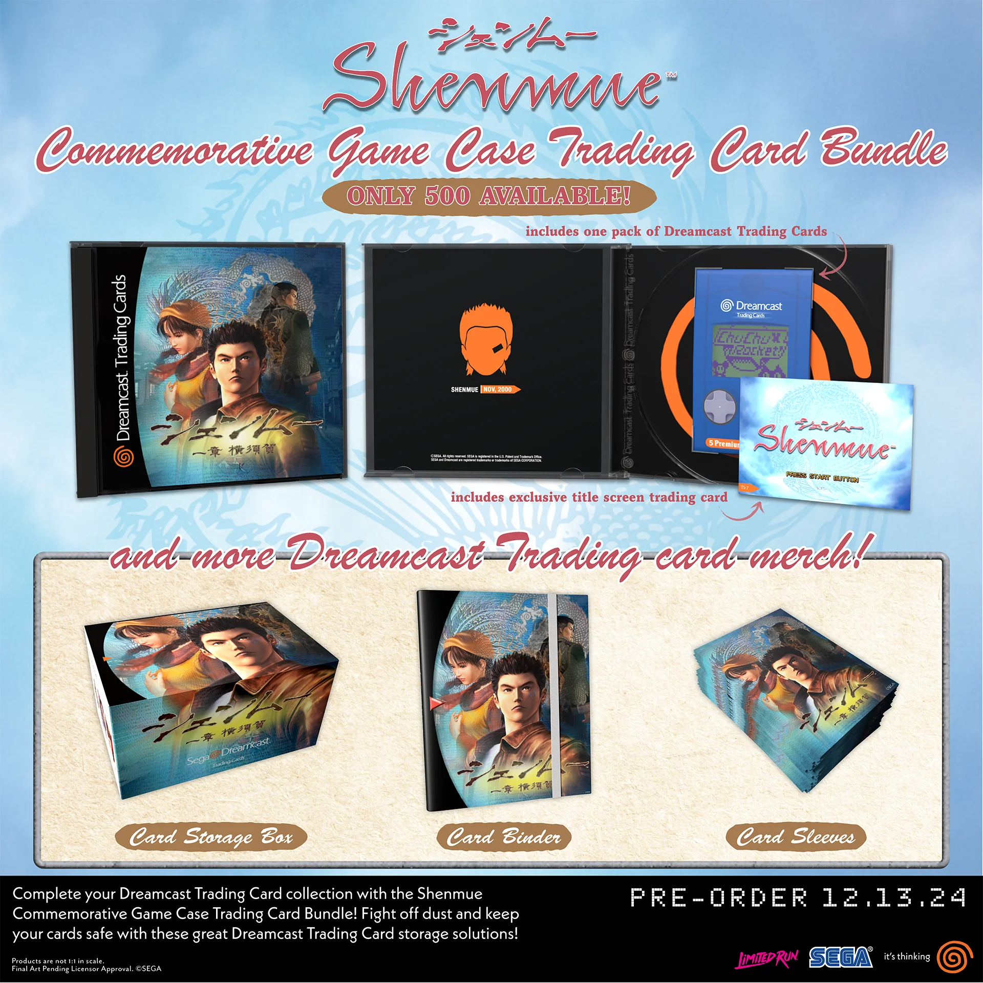 Shenmue Commemorative Game Case Trading Card Bundle - Image 3
