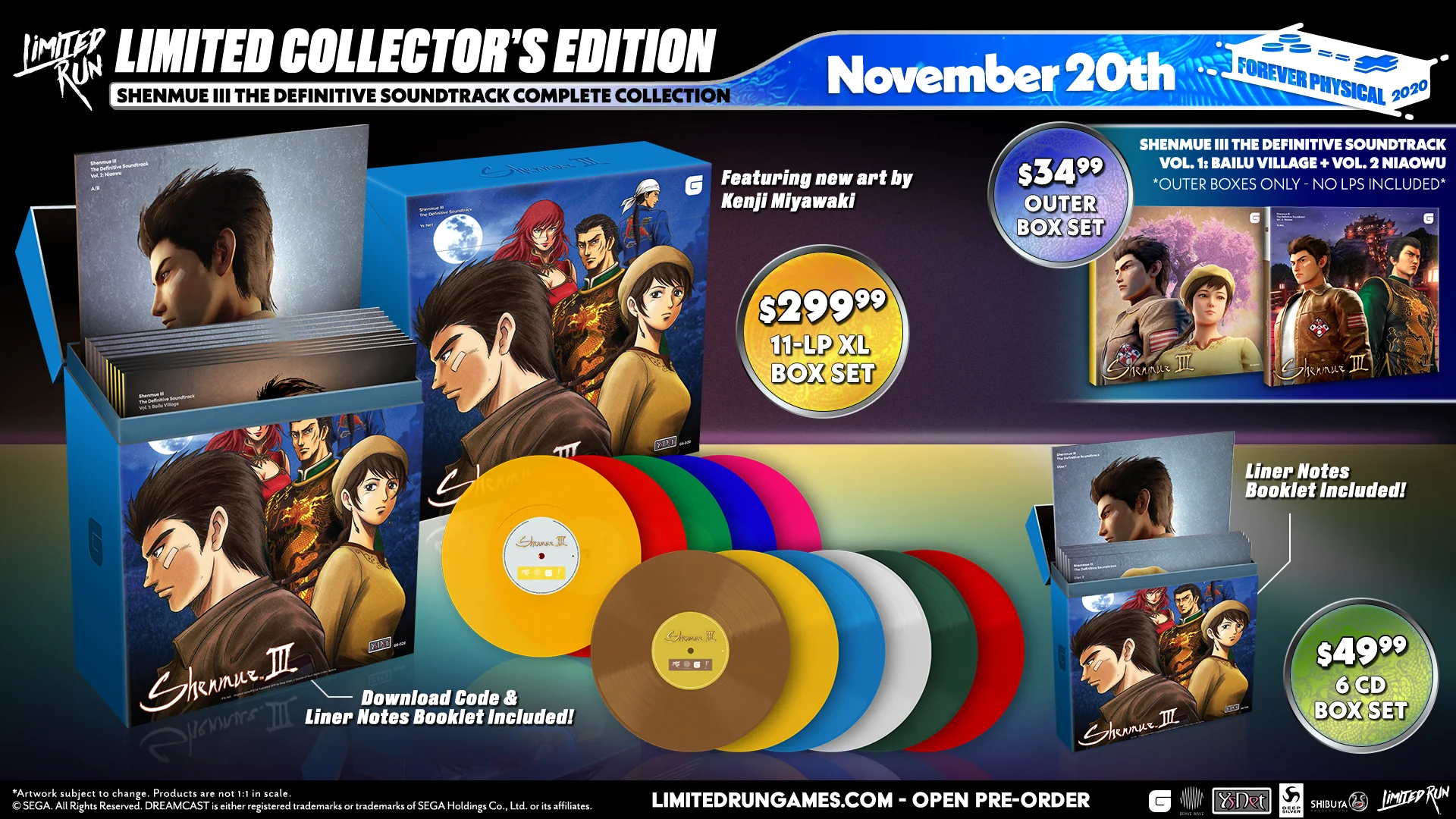 Shenmue III The Definitive Soundtrack - 11LP Vinyl Complete Collection - Image 6
