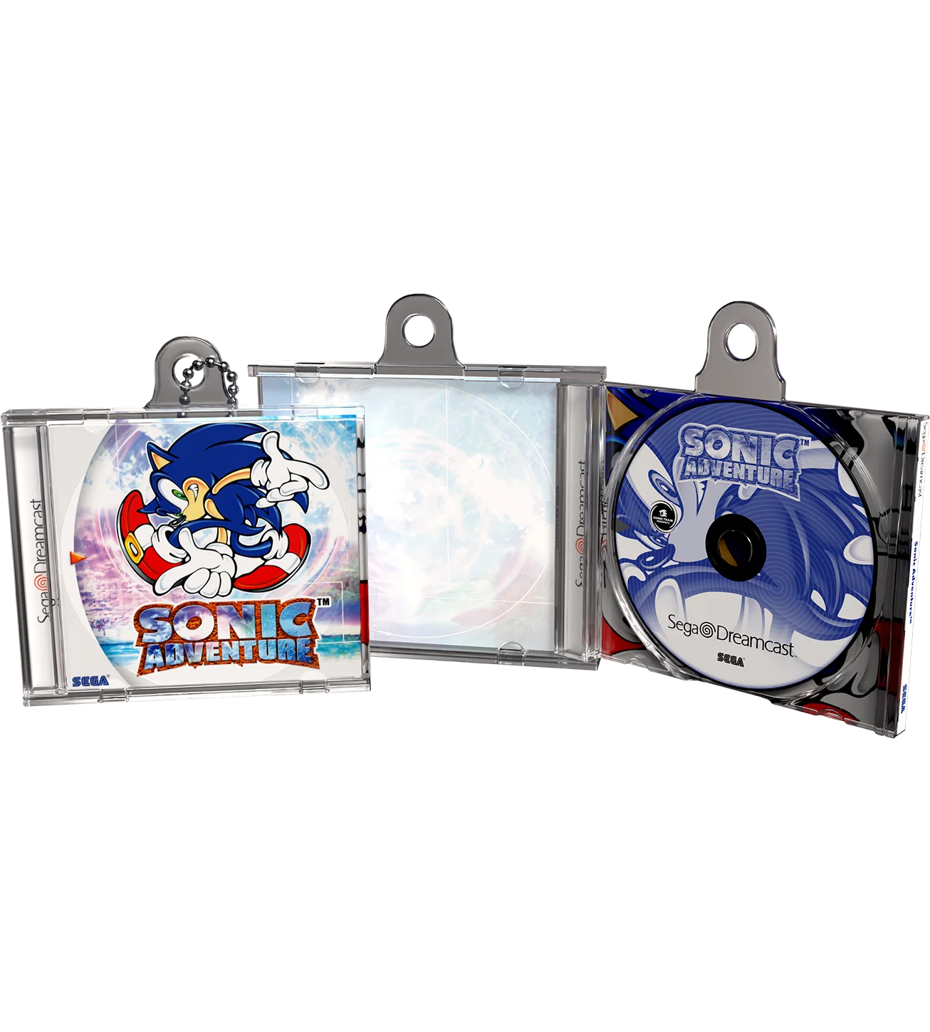 Sonic Adventure Game Case Keychain - Image 2