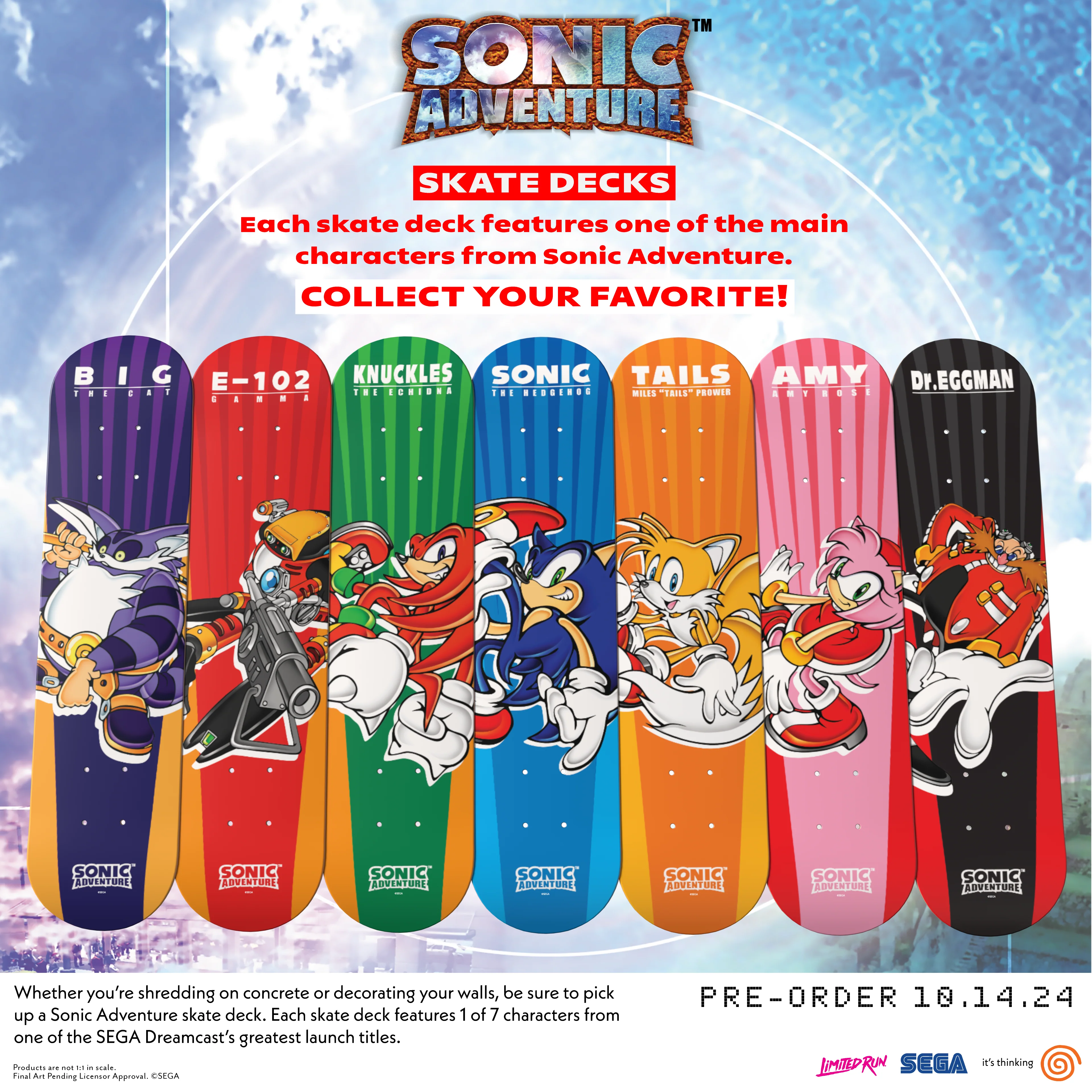 Sonic Adventure Skate Decks - Image 2
