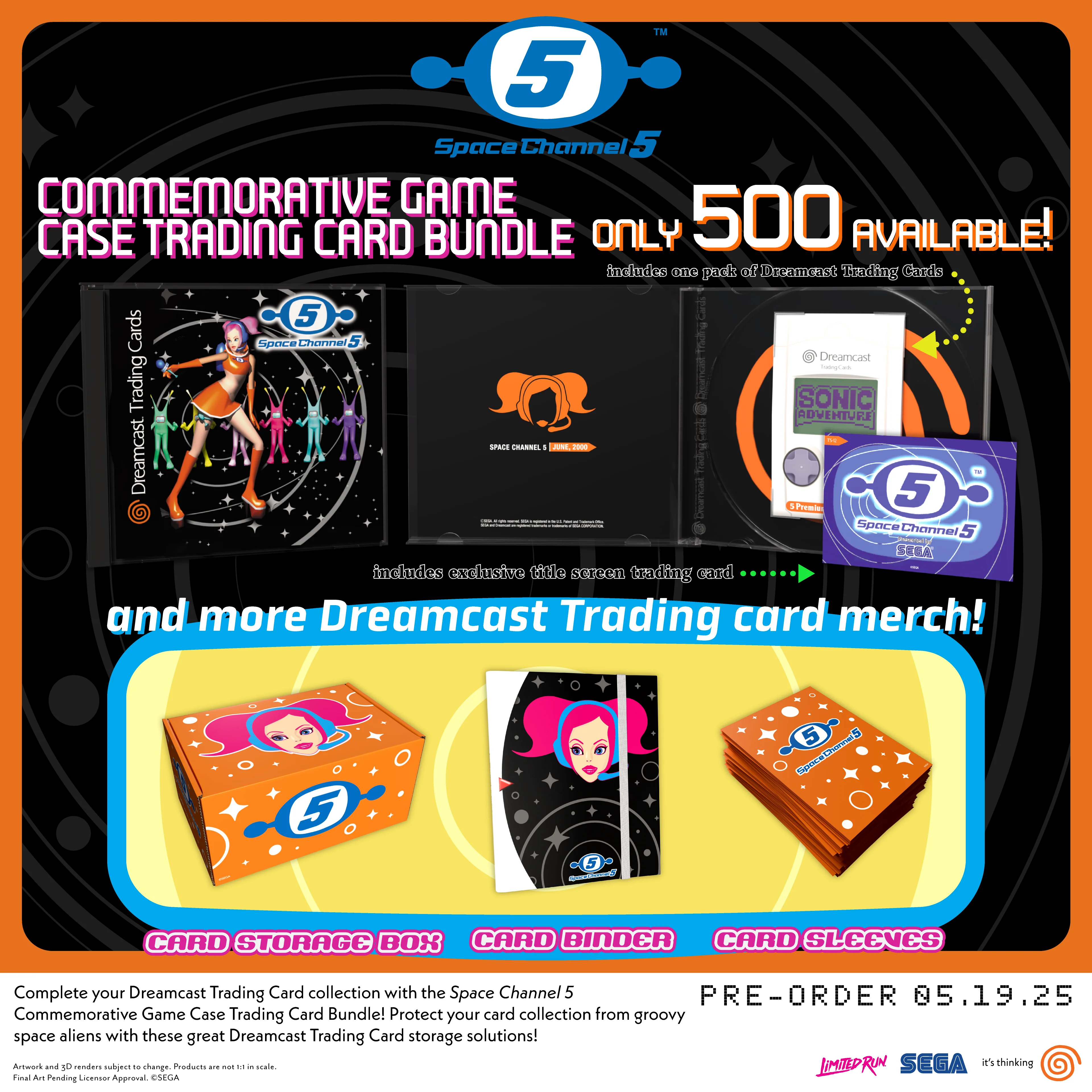 Space Channel 5 Commemorative Case Trading Card Bundle - Image 2