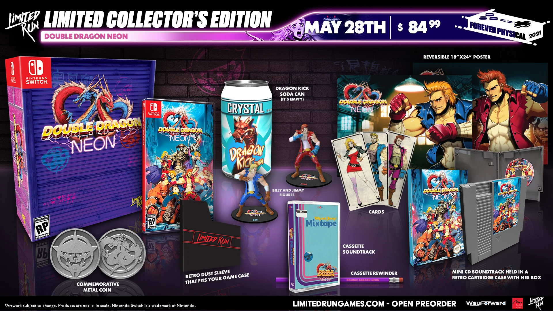 Switch Limited Run #108: Double Dragon Neon Classic Edition - Image 2