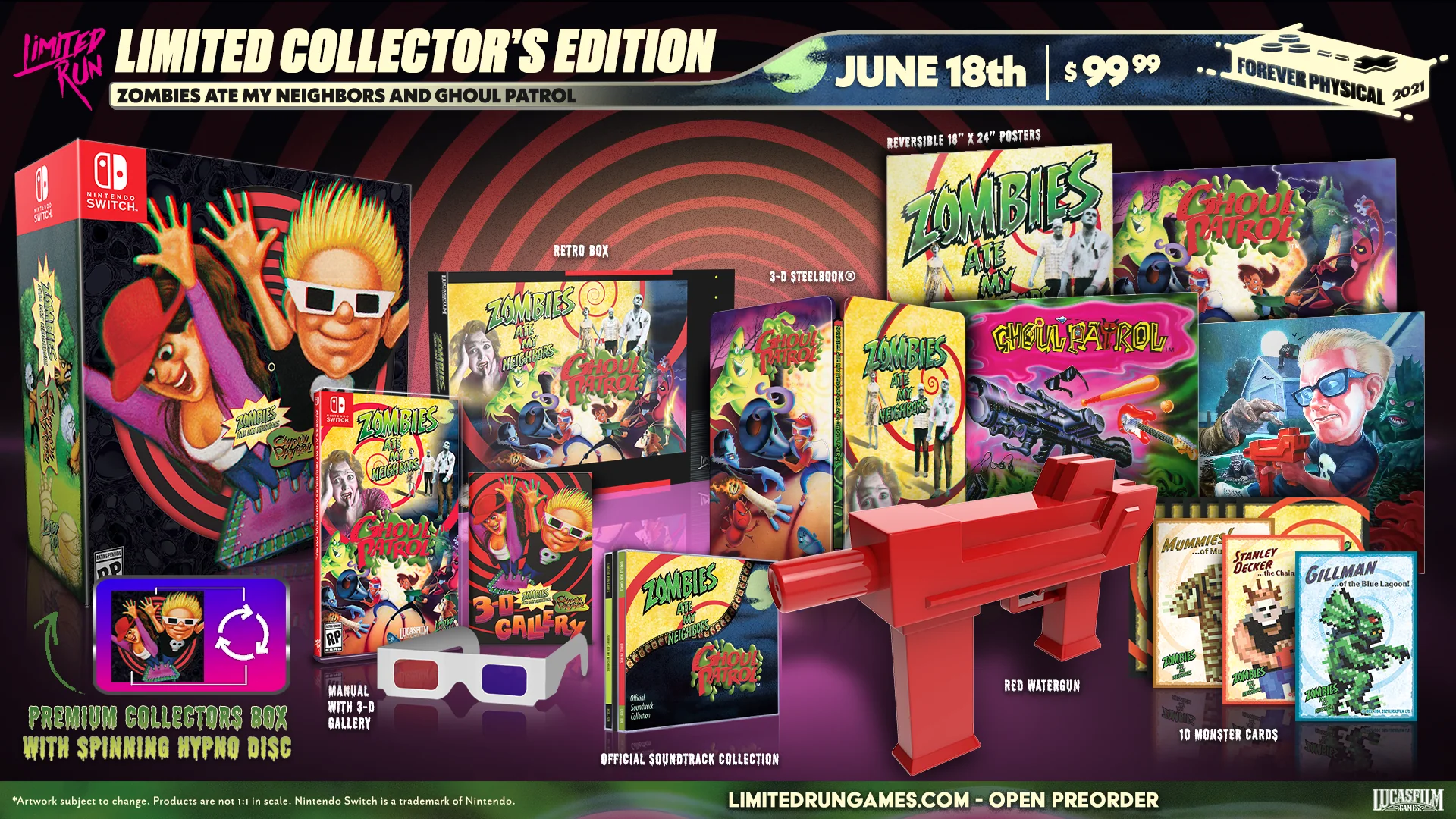 Switch Limited Run #112: Zombies Ate My Neighbors & Ghoul Patrol Collector's Edition - Image 2