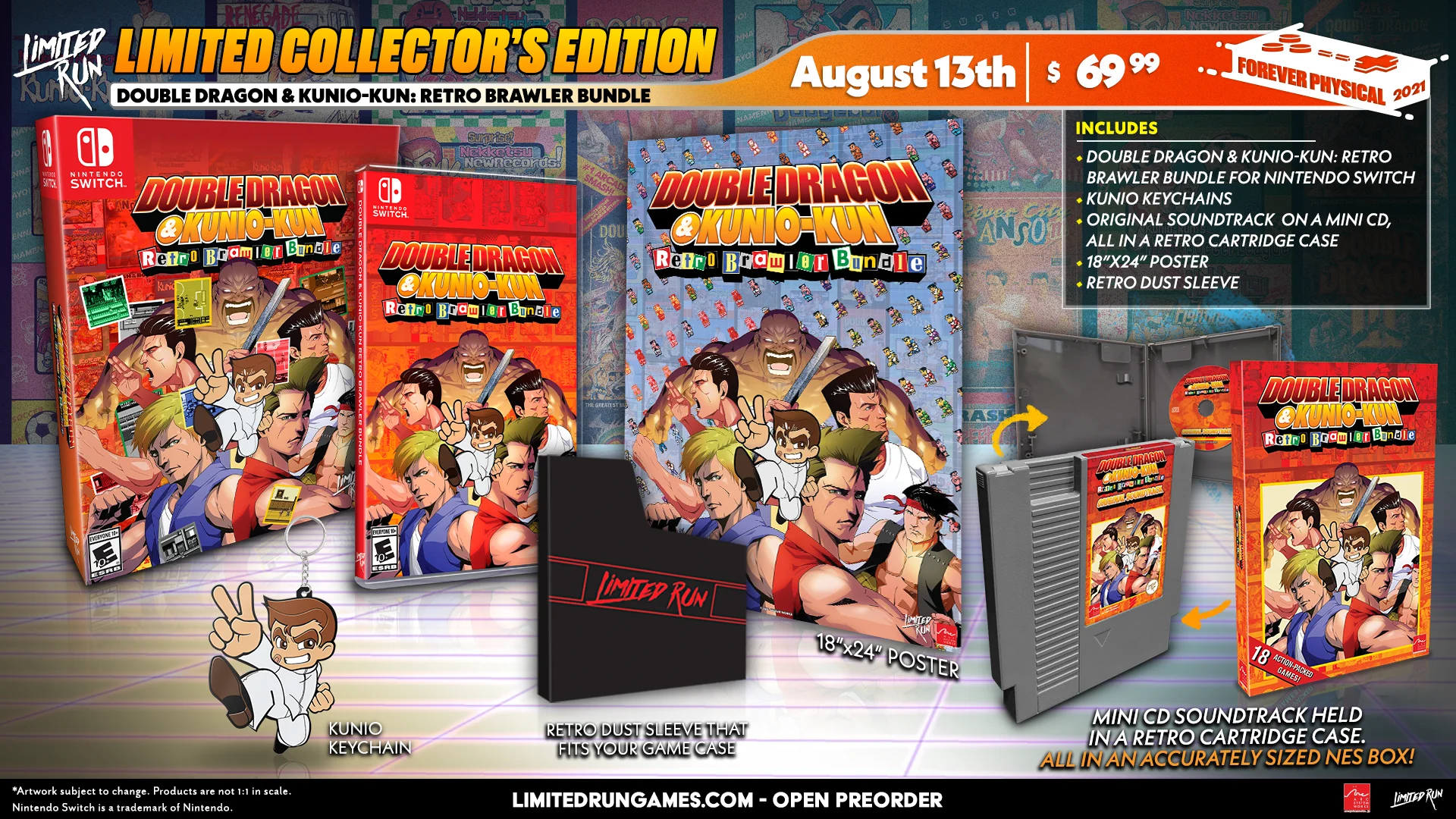 Switch Limited Run #115 : Double Dragon & Kunio-Kun Retro Brawler Bundle - Classic Edition - Image 2