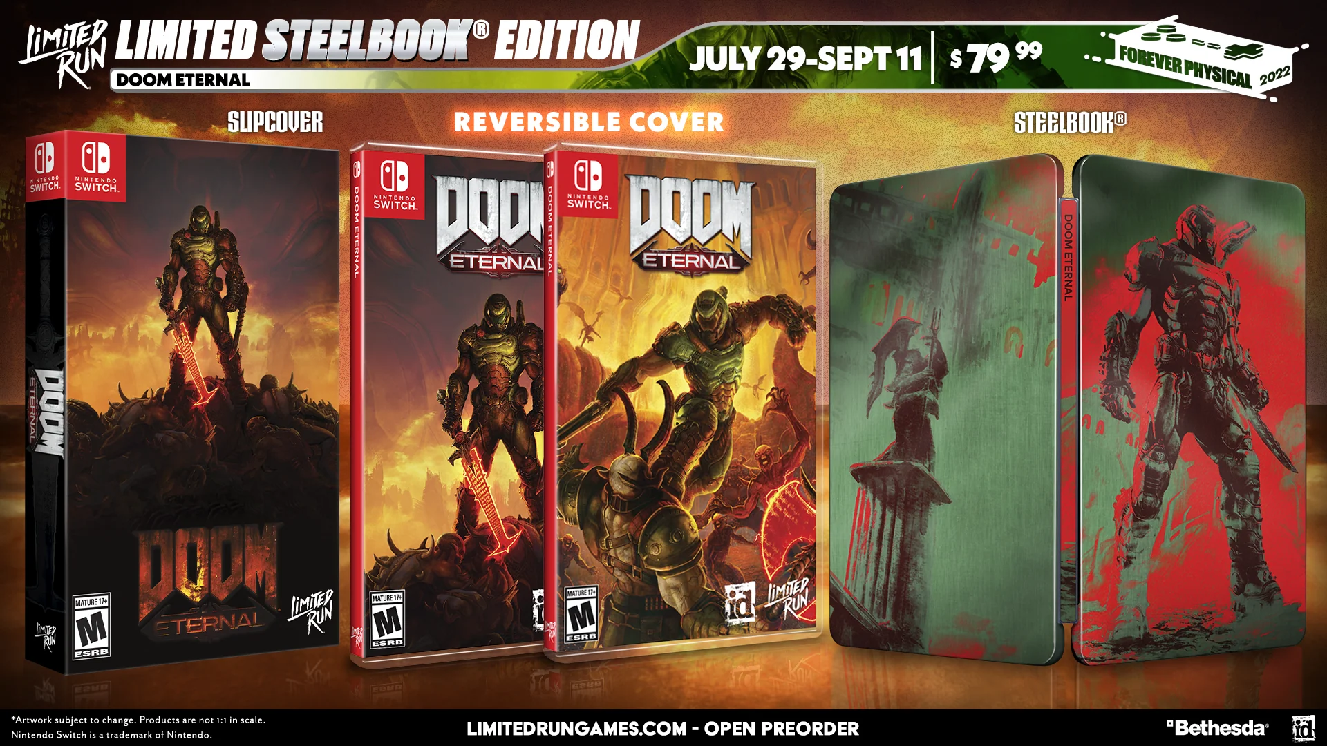 Switch Limited Run #154: DOOM Eternal SteelBook Edition - Image 4