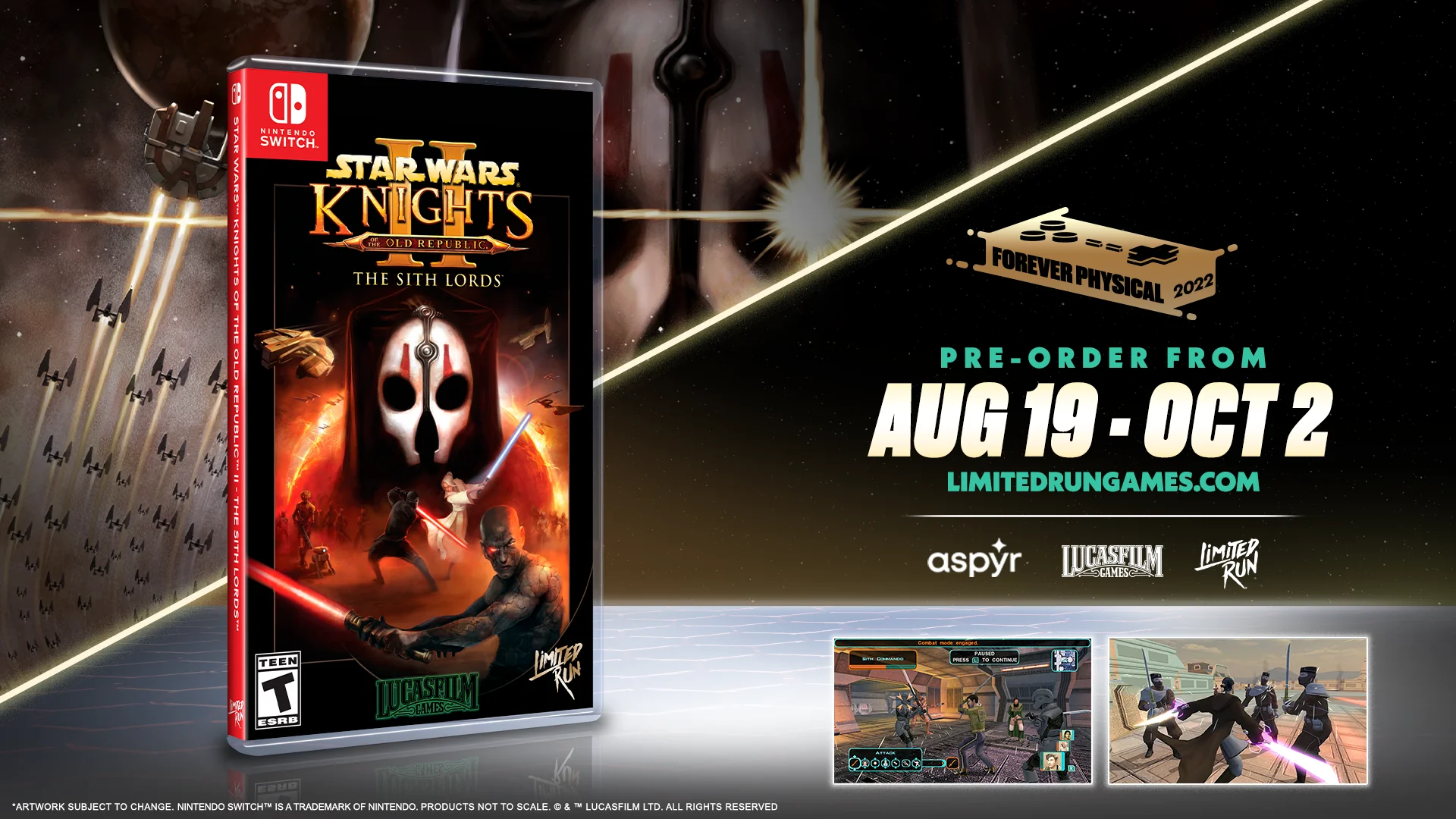 Switch Limited Run #158: STAR WARS: Knights of the Old Republic II: The Sith Lords - Image 3