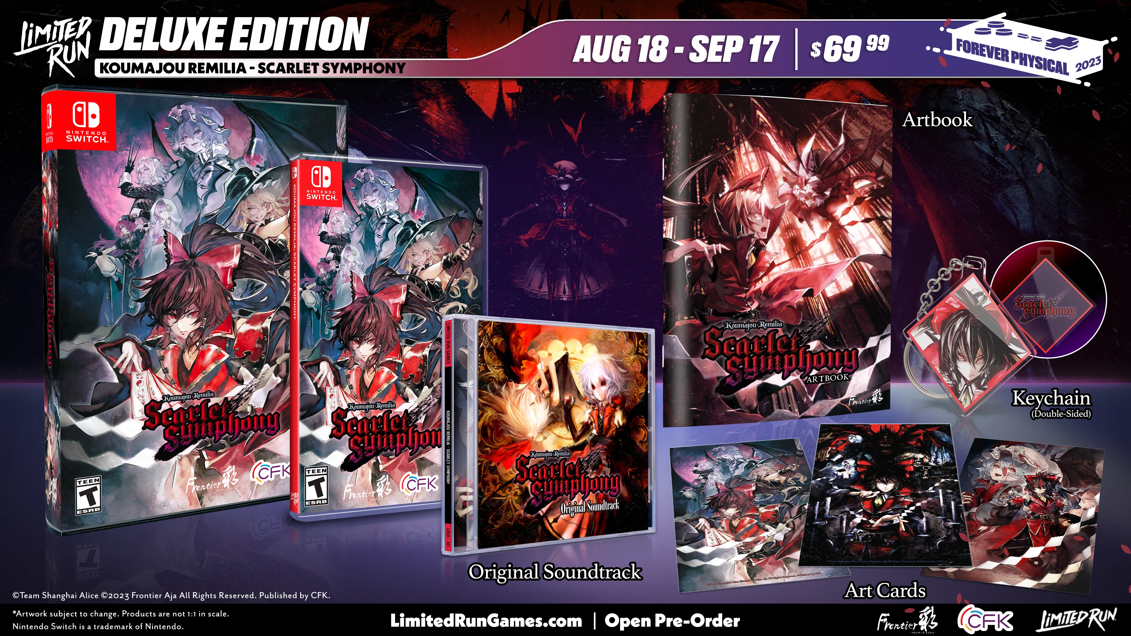 Switch Limited Run #210: Koumajou Remilia: Scarlet Symphony Deluxe Edition - Image 3