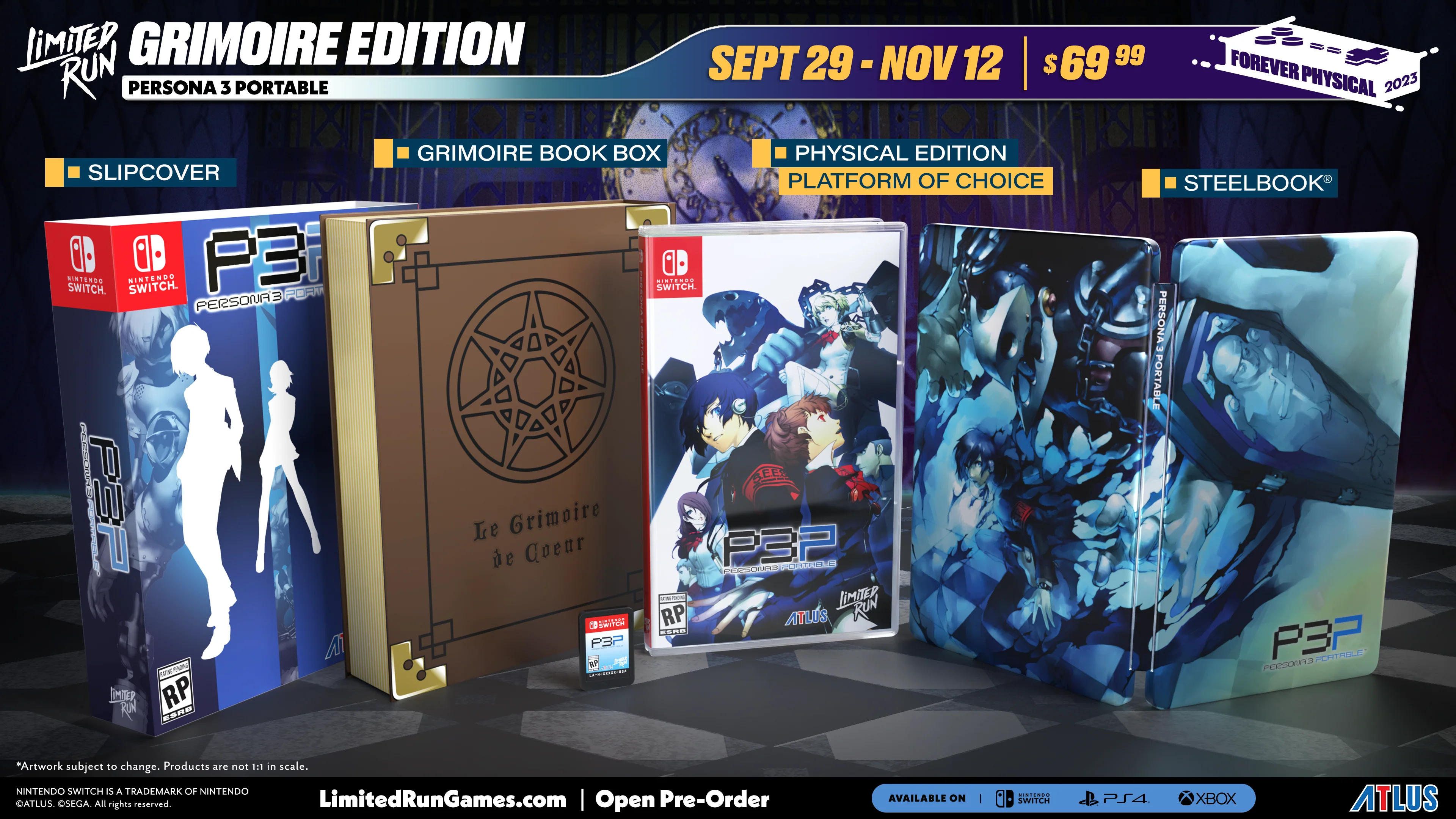 Switch Limited Run #213: Persona 3 Portable Grimoire Edition - Image 5