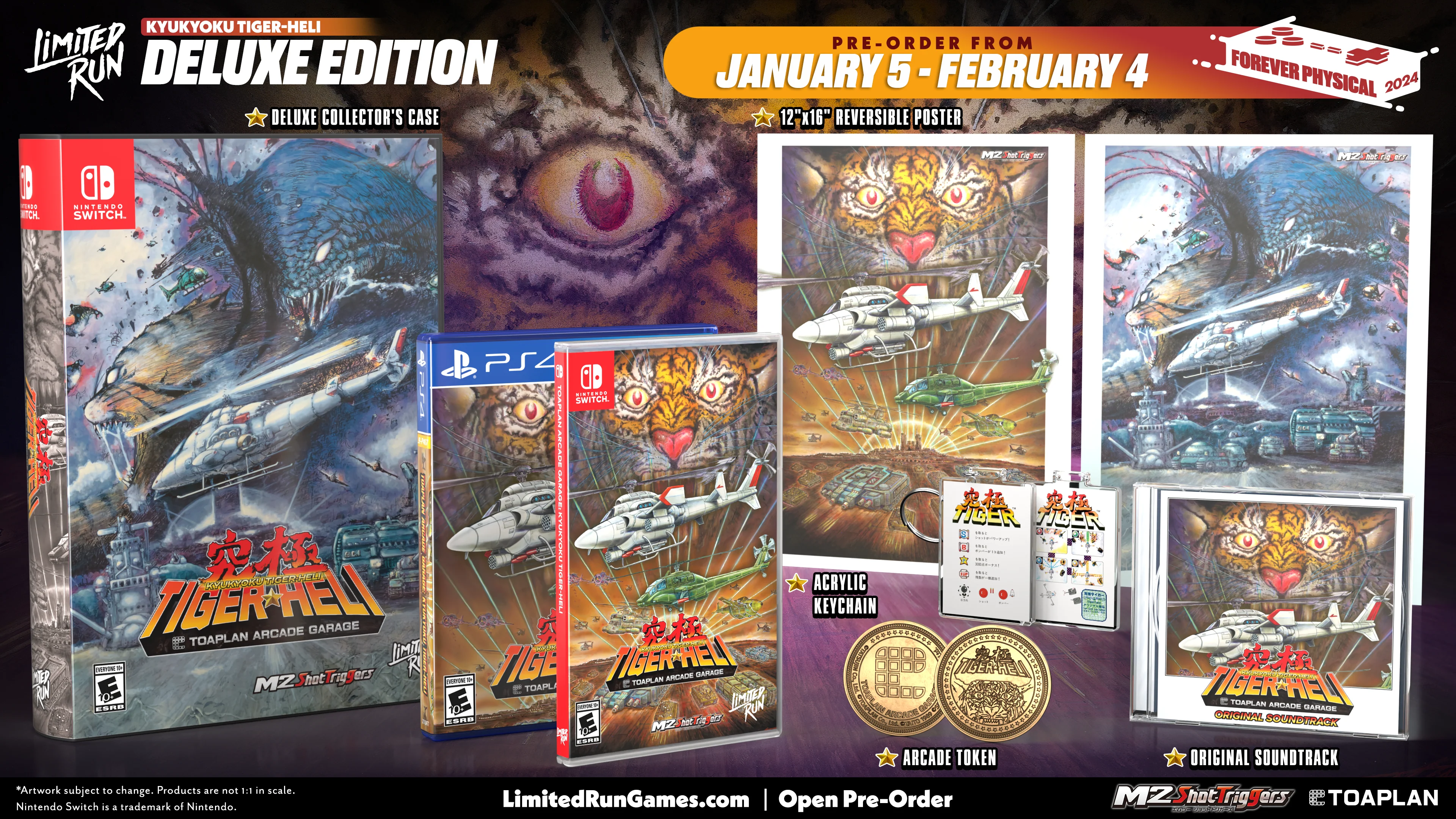 Switch Limited Run #217: Toaplan Arcade Garage: Kyukyoku Tiger-Heli Deluxe Edition - Image 3