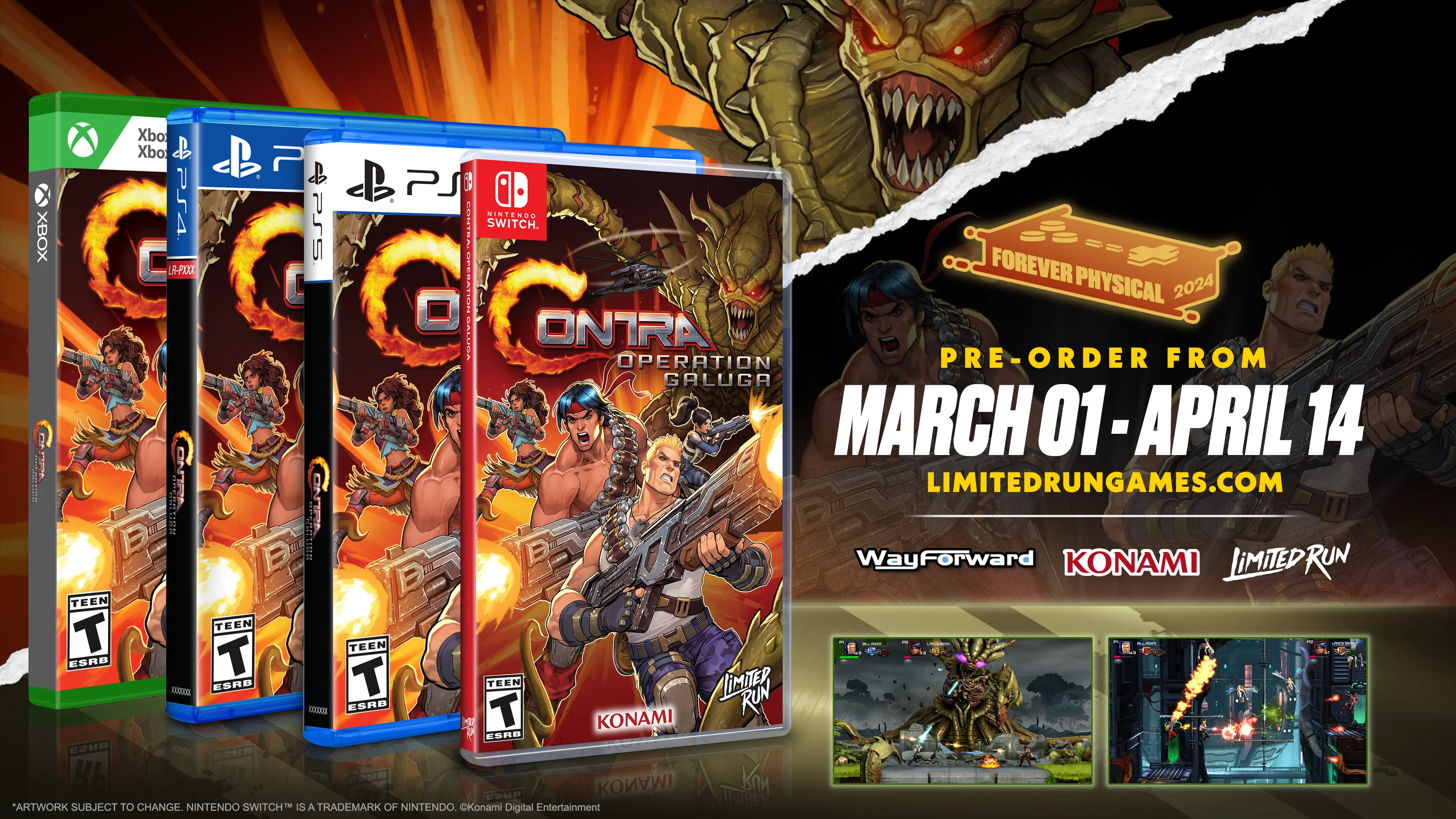 Switch Limited Run #230: Contra: Operation Galuga - Image 3