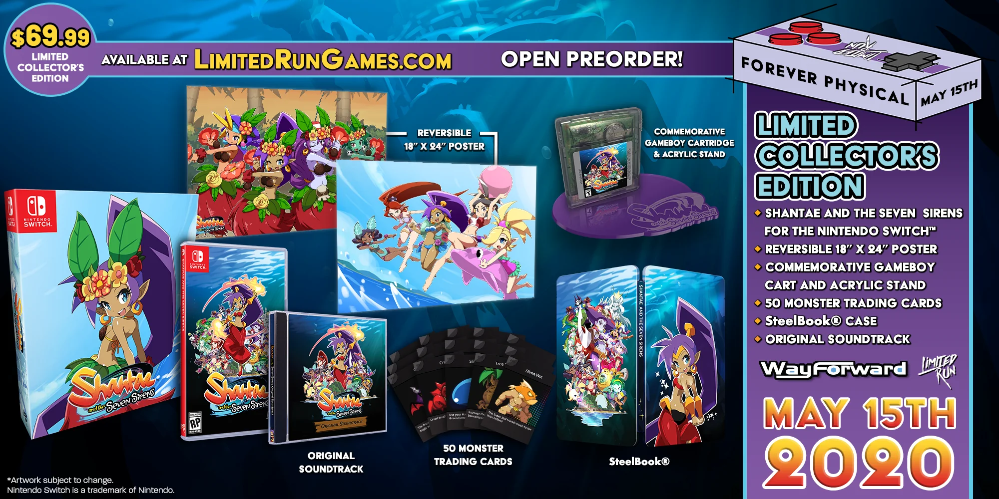 Switch Limited Run #72: Shantae and the Seven Sirens Collector's Edition - Image 2