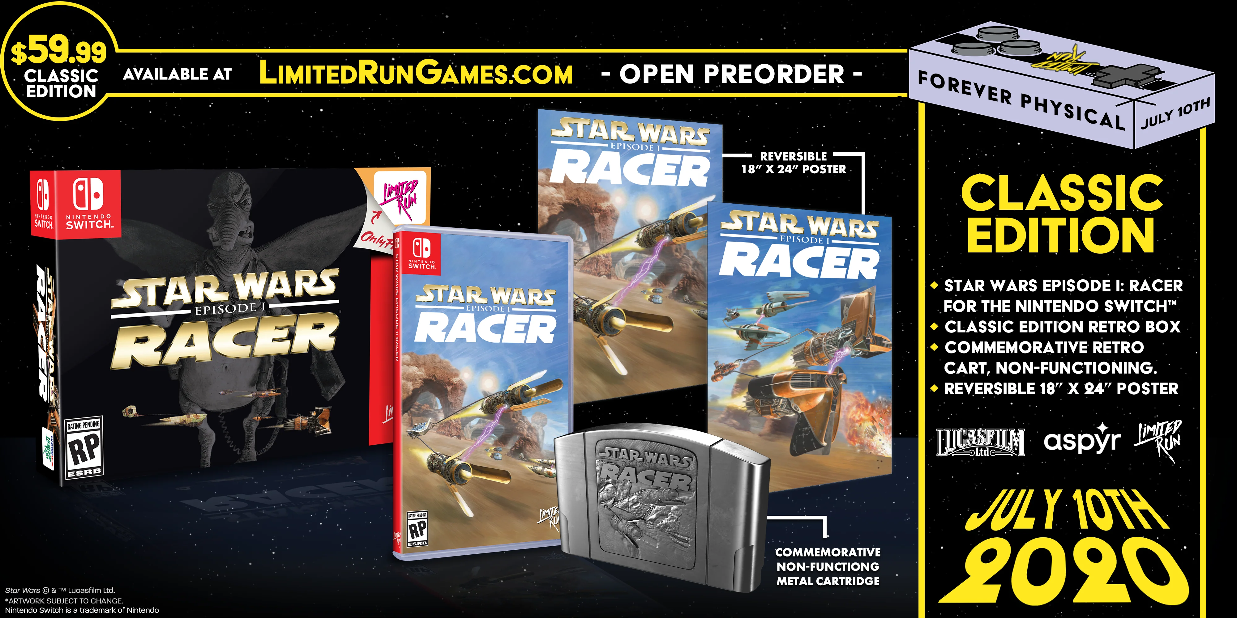 Switch Limited Run #77: Star Wars Episode I: Racer Classic Edition - Image 2