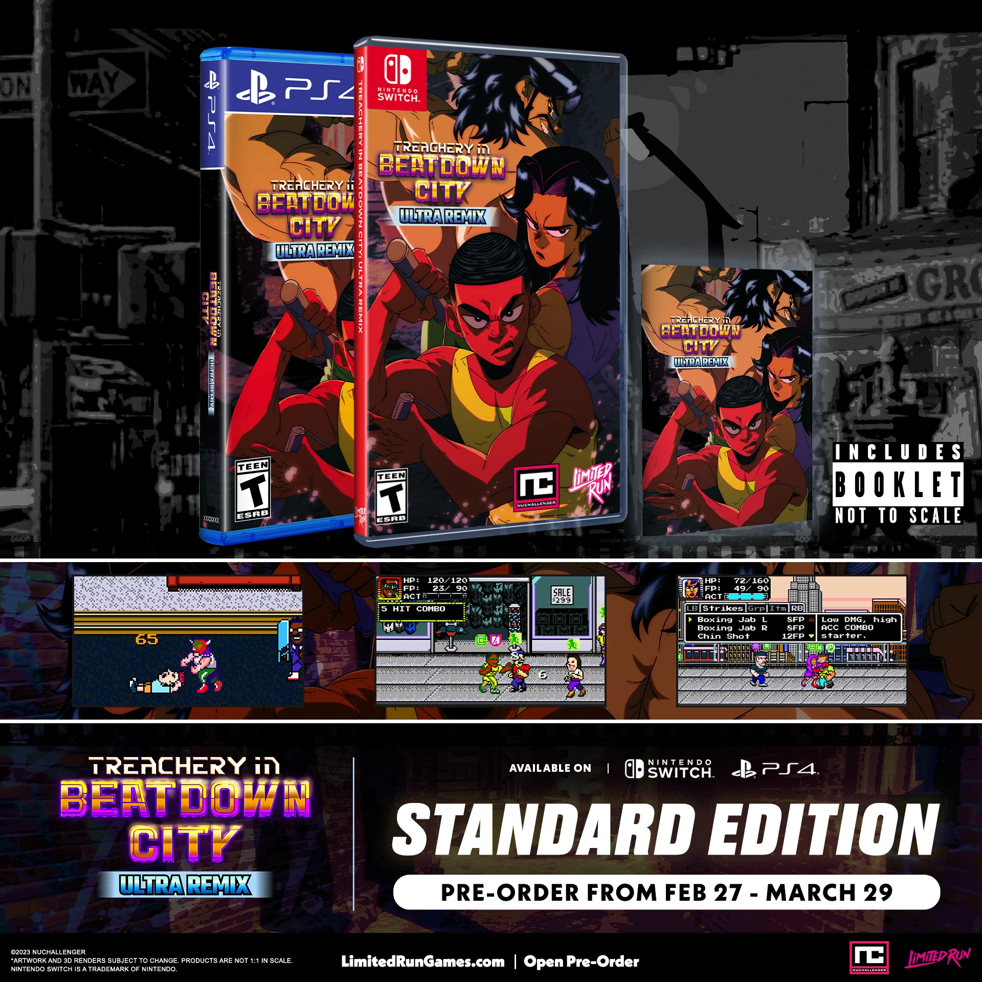 Treachery in Beatdown City: Ultra Remix Standard Edition (Switch, PS4) - Image 2